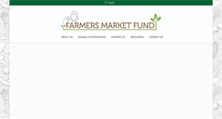 Desktop Screenshot of farmersmarketfund.org